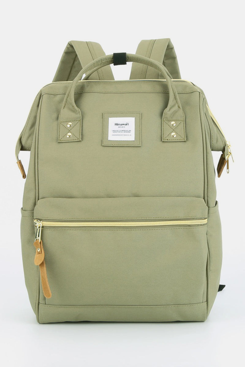 Waterproof Canvas Backpack Bag with Side Pockets