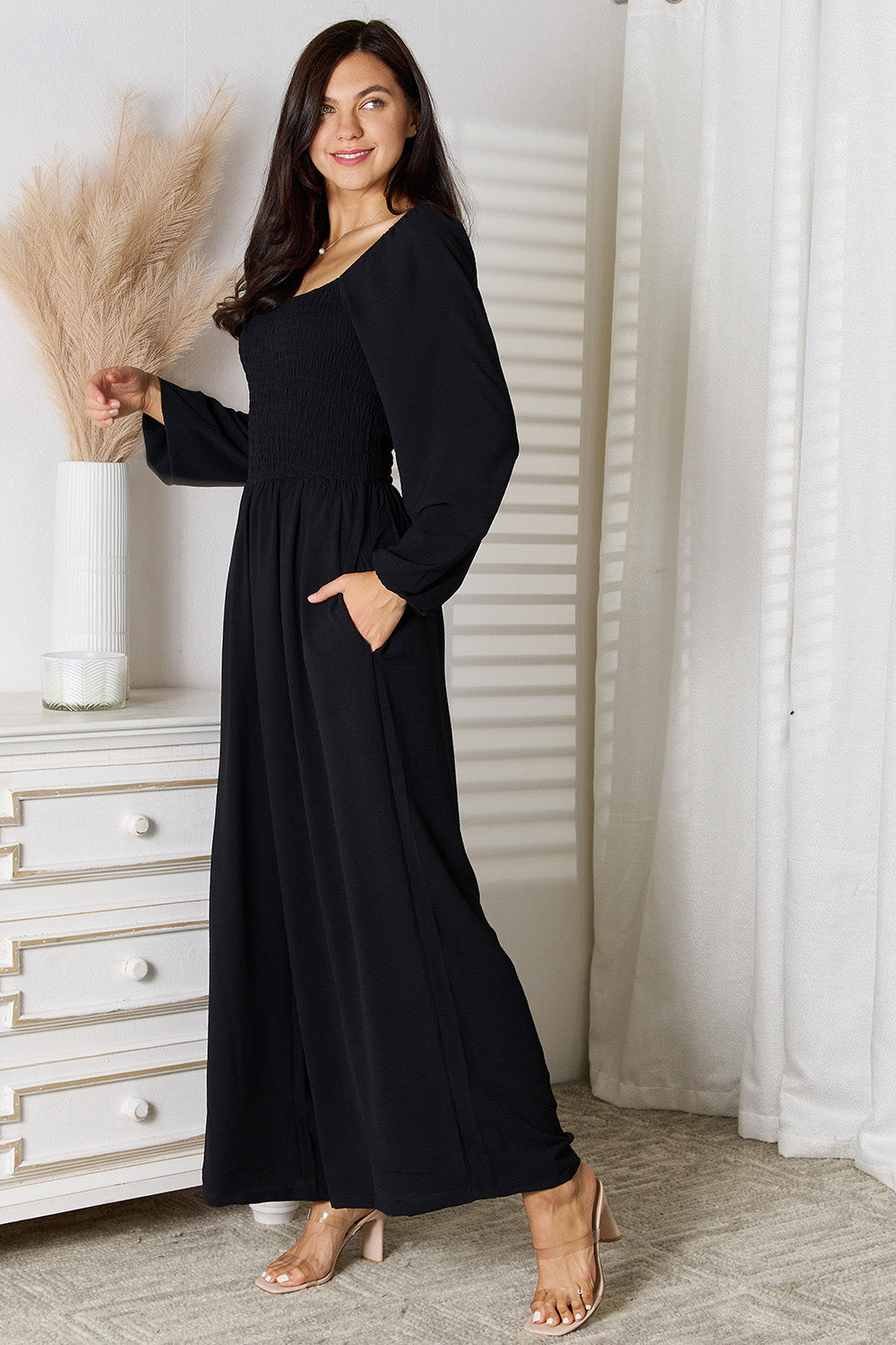 Classy Black Jumpsuit with Pockets