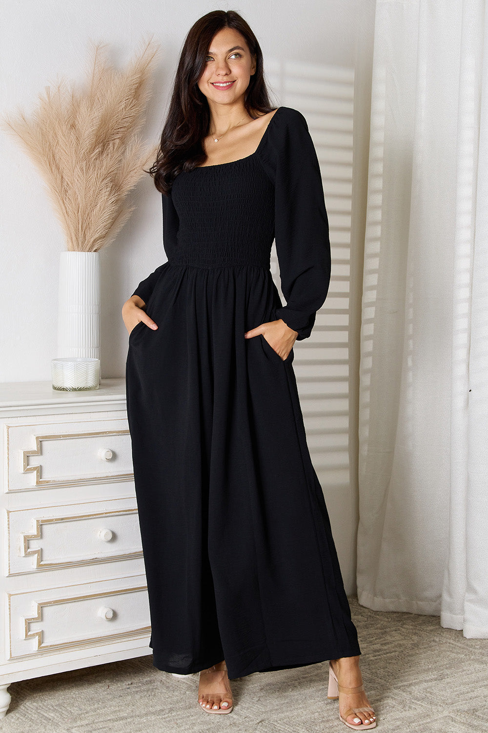 Classy Black Jumpsuit with Pockets